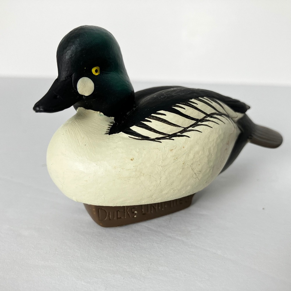 Jett Brunet Ducks Unlimited Miniature Duck Common Goldeneye Decoy Figurine 2010
